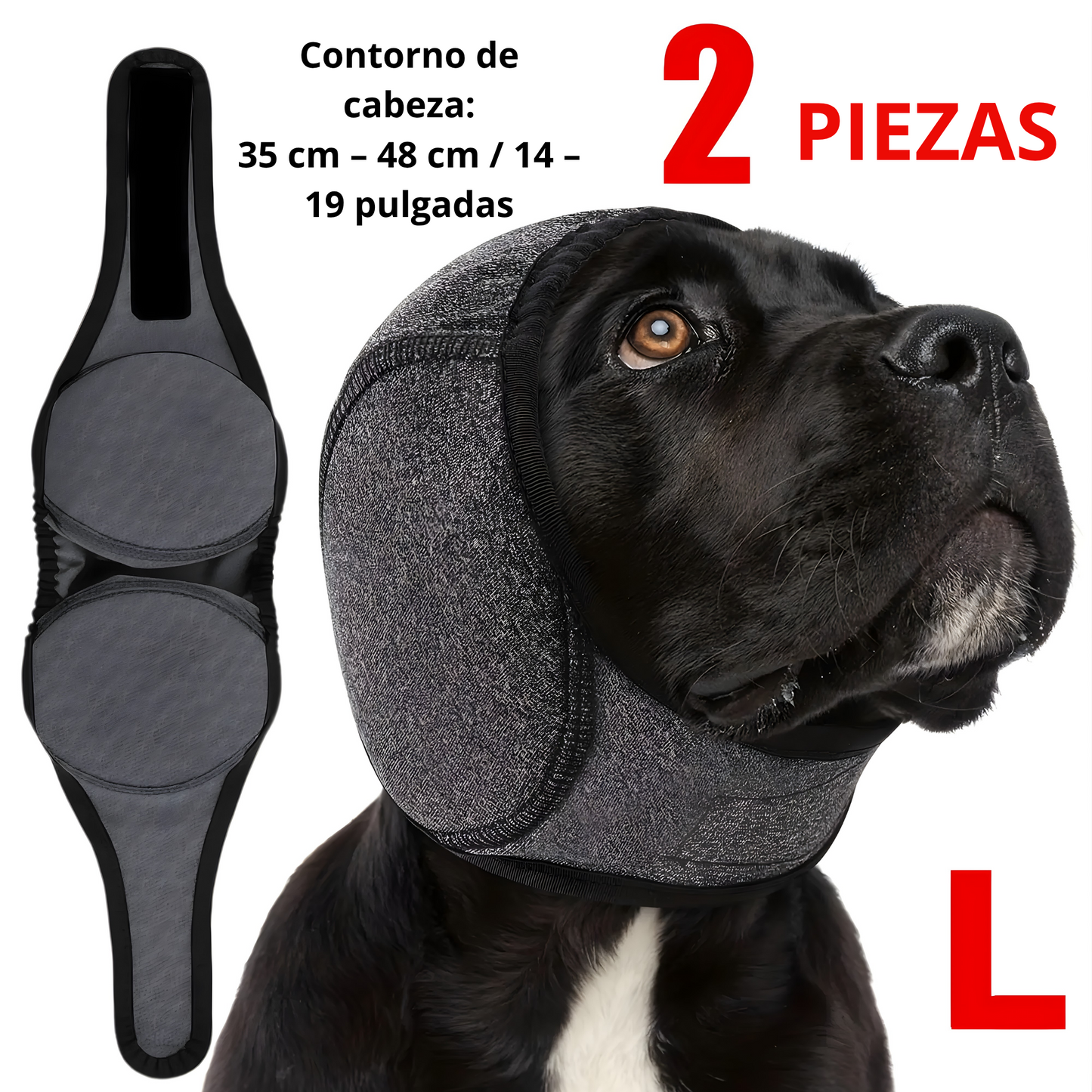 Protector auditivo para perros 4 en 1