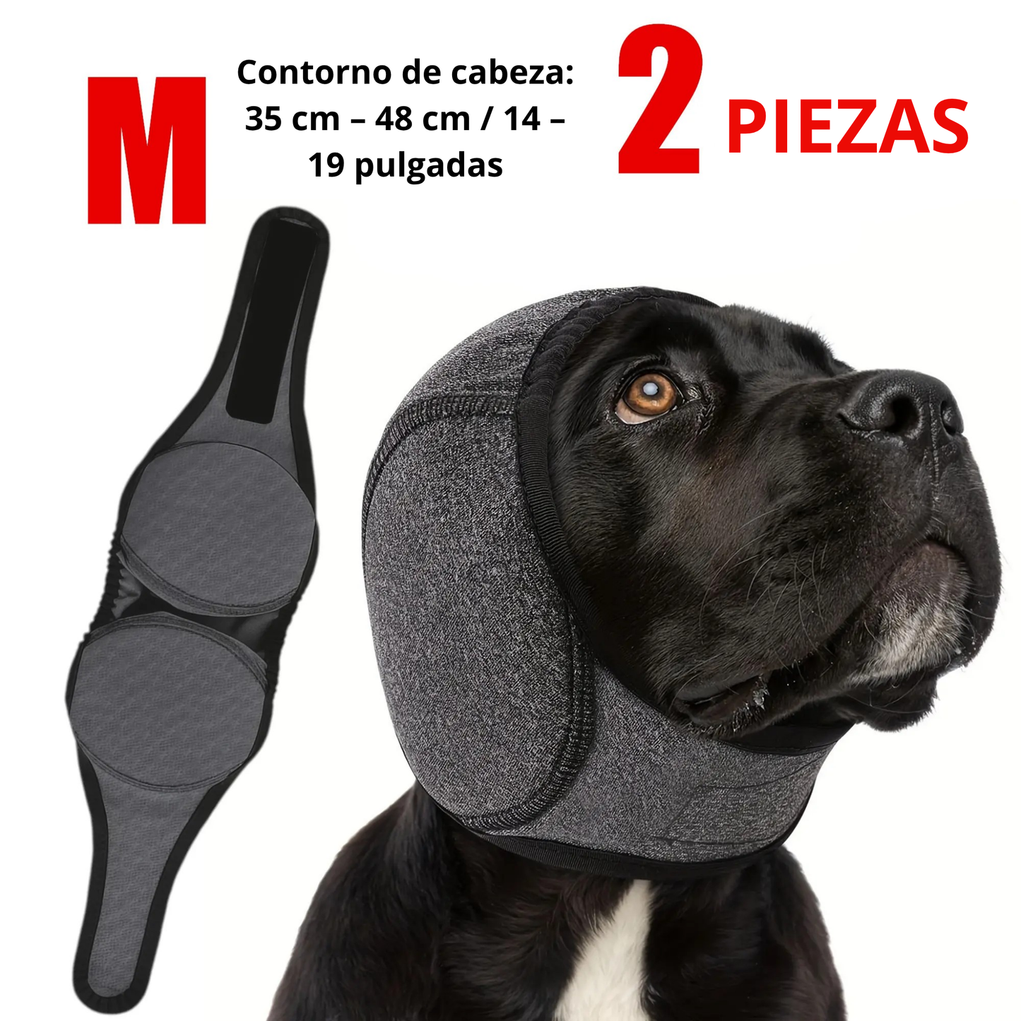 Protector auditivo para perros 4 en 1